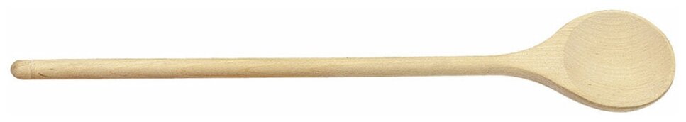 фото Ложка поварская Tescoma Woody 637304 деревянная круглая, 24 см
