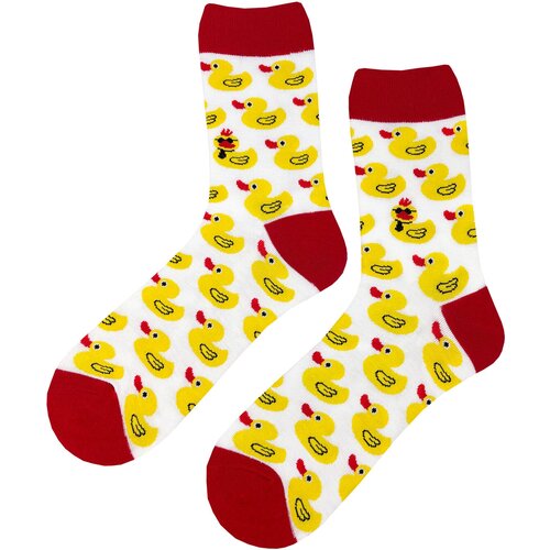 фото Носки размер 36;37;38;39;40, желтый, белый country socks