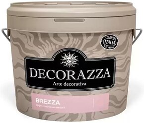 Декоративное покрытие Decorazza Brezza BR 001 песчаные вихри 5 л