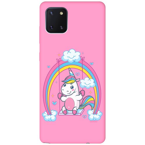 RE: PA Чехол - накладка Soft Sense для Samsung Galaxy Note 10 Lite с 3D принтом Unicorn розовый