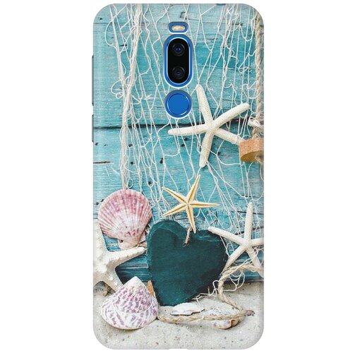 фото Gosso ультратонкий силиконовый чехол-накладка для meizu x8 с принтом "морские звезды"