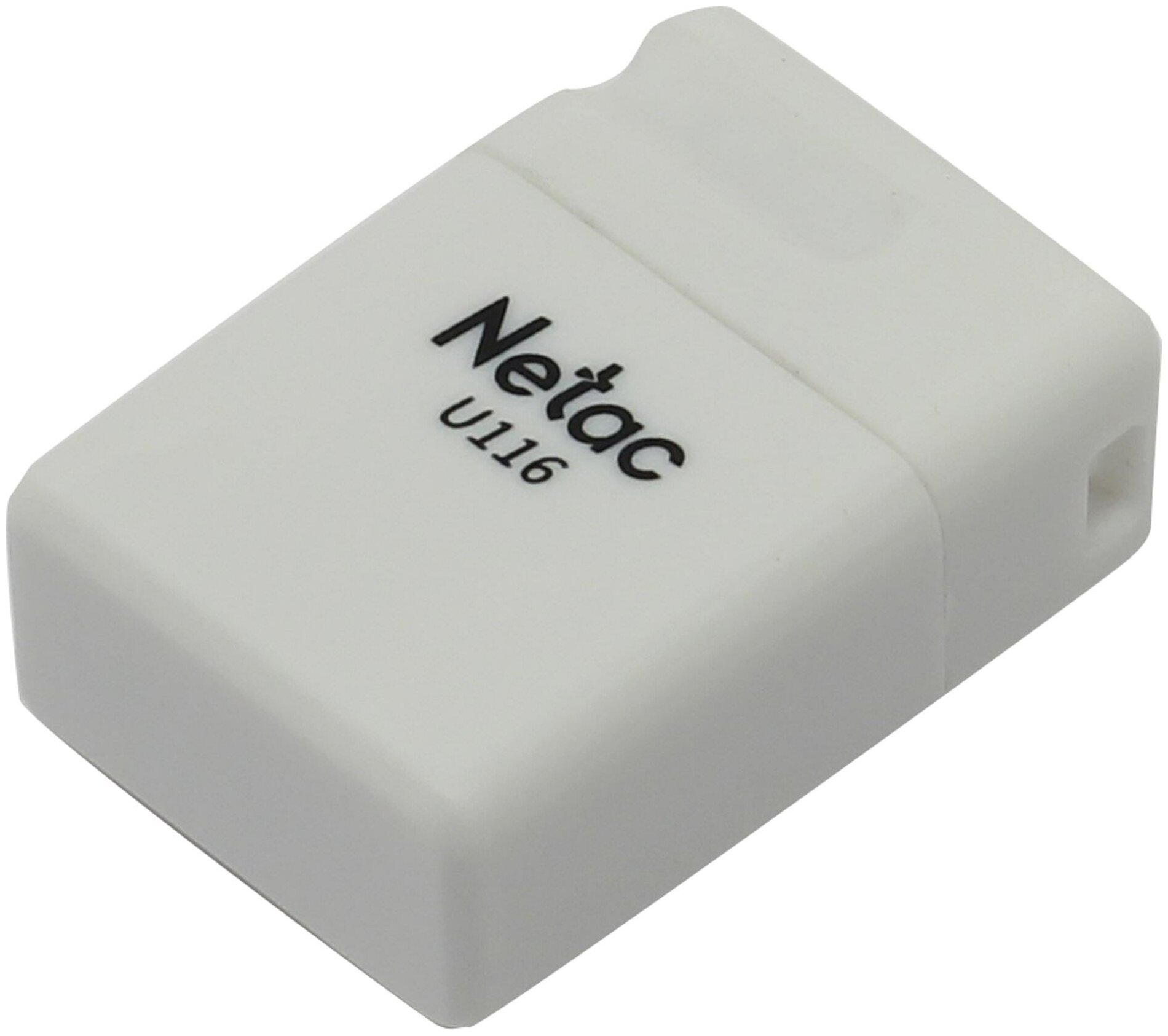 Флеш накопитель 128Gb Netac U116 White (nt03u185n-128g-30wh) USB3.0 пластик, мини