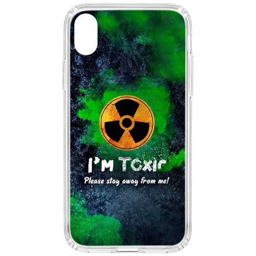 фото Чехол на iphone xr kruche print toxic кruче