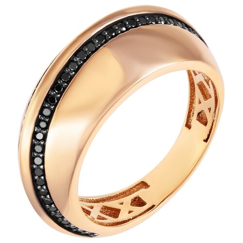 Золотое кольцо с бриллиантами V476_PINKDB_KO_DB_PINK, размер 17, мм JV