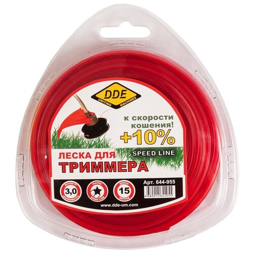 триммерный корд dde classic line Леска (корд) DDE Speed line 3 мм 15 м 3 мм