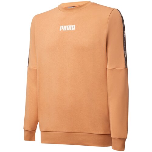 Свитшот PUMA Puma Tape Crew Track M, размер S, оранжевый