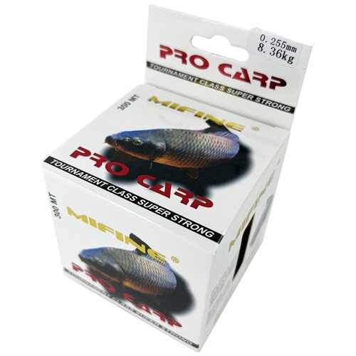 фото Леска для рыбалки pro carp 300м 0.25 бронза mifine