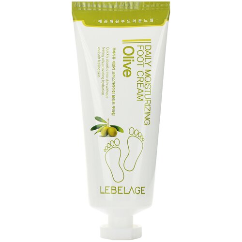 Крем для ног увлажняющий с оливой Lebelage Daily Moisturizing Olive Foot Cream 100ml