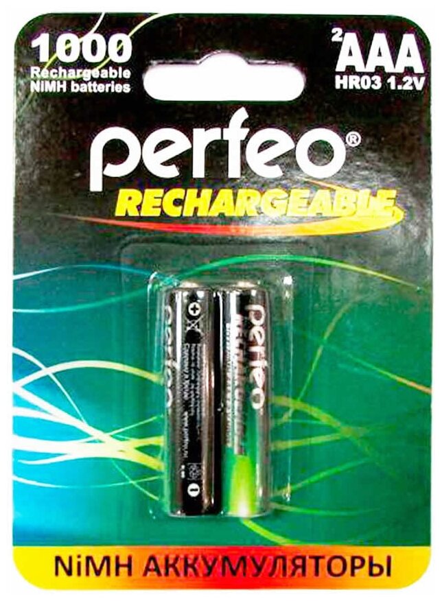 Perfeo AAA1000mAh/2BL Батарейка PFAAA1000/2BL