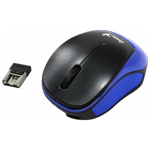 Мышь беспроводная Genius Micro Traveler 9000R V3,синий/черный (31030020401)