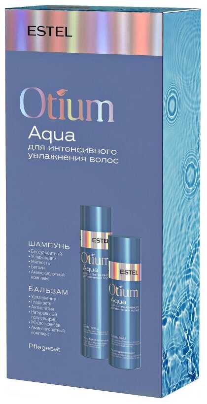 Набор OTIUM AQUA для интенсив увлажнения волос шамп 250 бальз 200 OTM.201