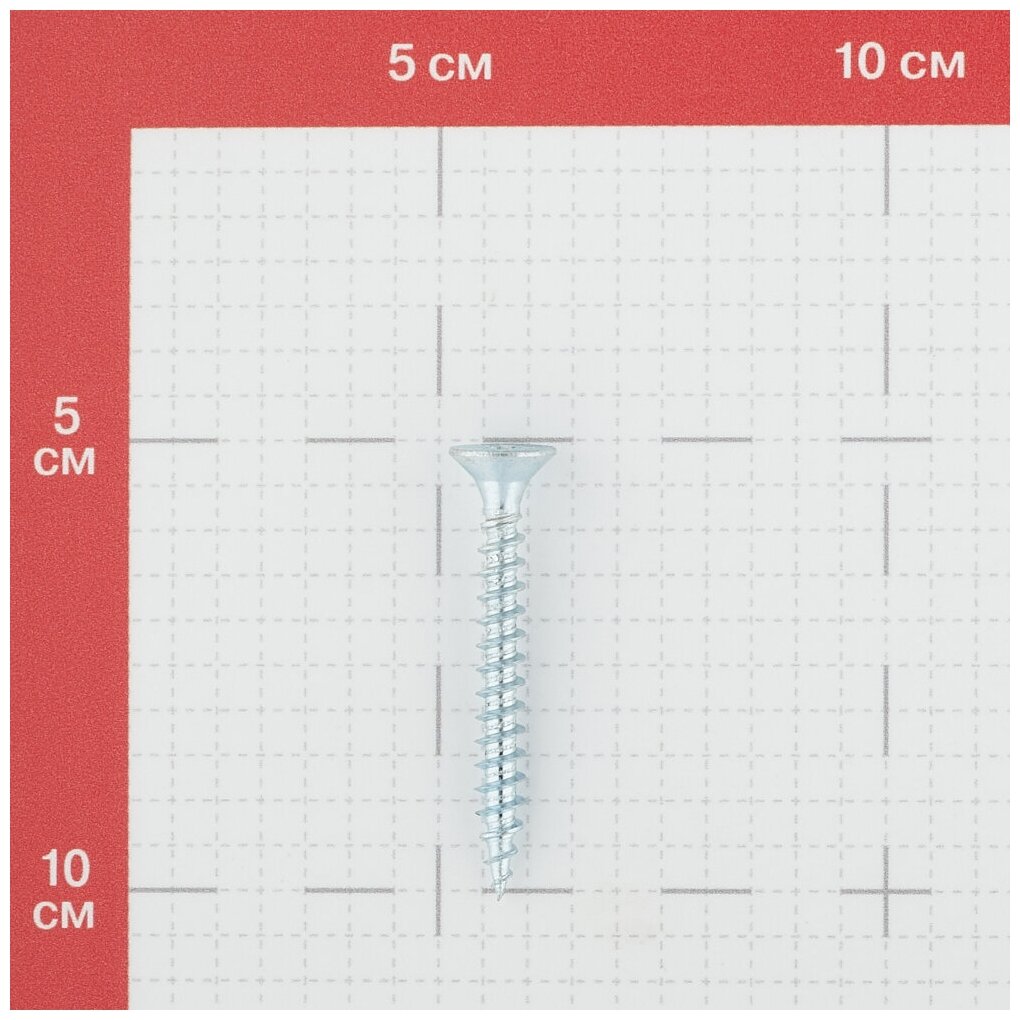 Саморез Tech-Krep универсальный 6х50 мм оцинкованный, 100шт - фотография № 6