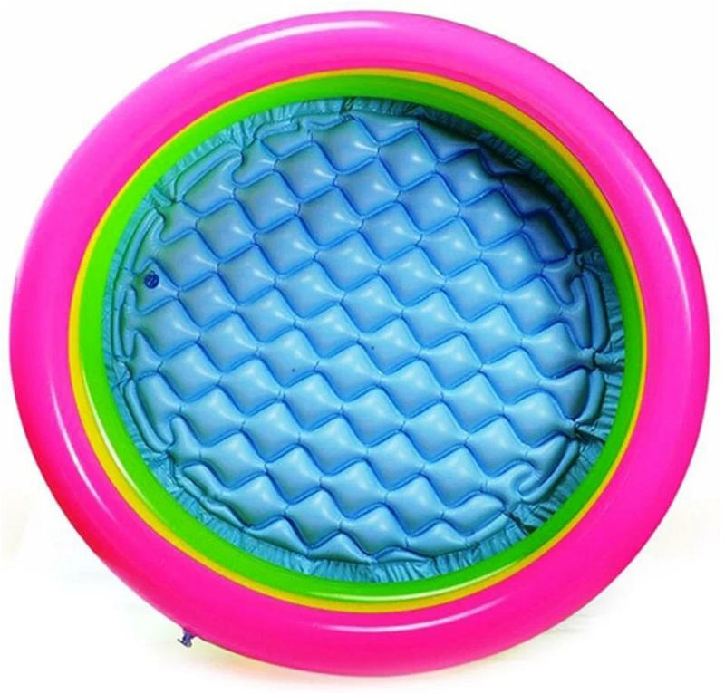 Детский бассейн Intex 61см/яркий надувной бассейн для детей до 3 лет/разноцветный - фотография № 2