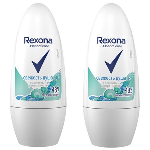 фото Rexona део-шарик свежесть душа 50мл (2 шт в наборе)