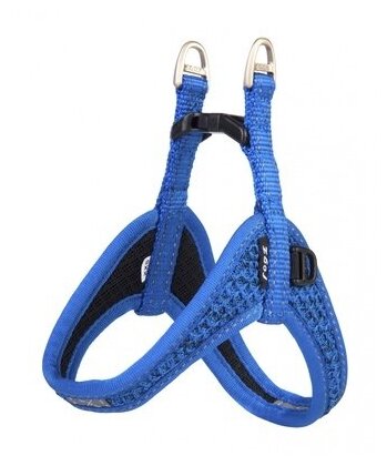 Rogz Шлейка разъемная серия Utility, размер XS (обхват 36 см), ширина 1,2 см, синий (FAST- FIT HARNESS) SJQ36B | FAST- FIT HARNESS, 0,07 кг