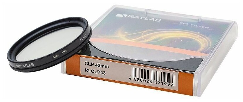 Фильтр поляризационный RayLab CPL Slim 43mm