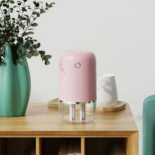 Портативный увлажнитель воздуха для дома с аккумулятором Розовый 51800₽