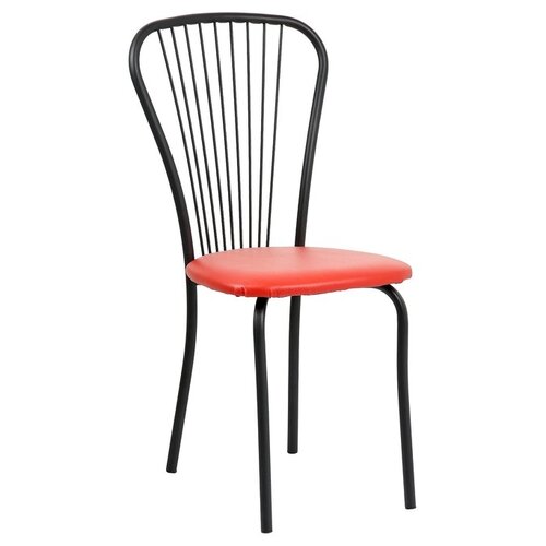 фото Стул "лайт-1" черный/красный 4071264 доляна