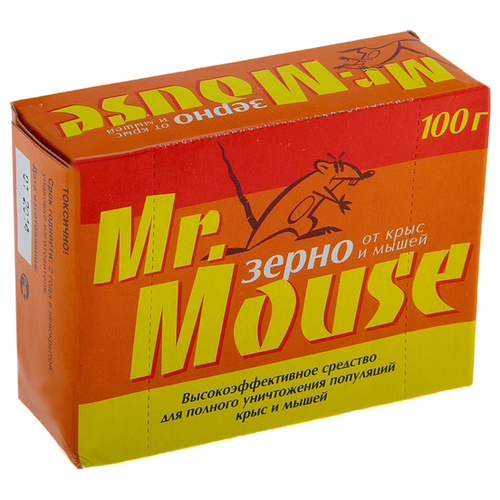 Средство Mr. Mouse Зерновая приманка 100 г 0.1 кг