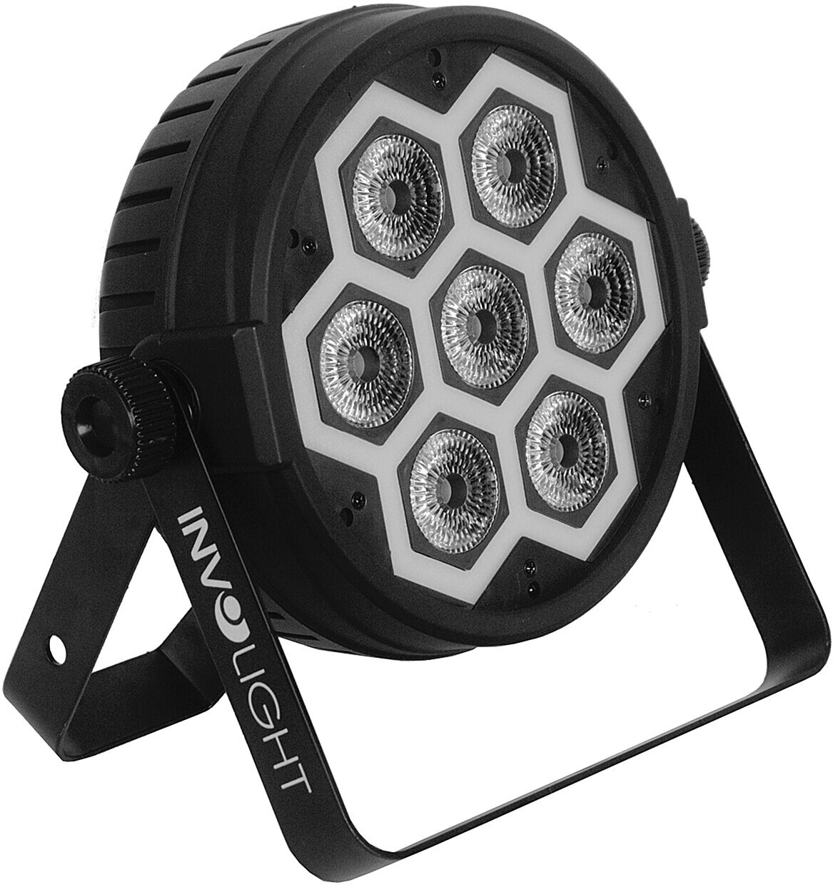 INVOLIGHT LP700 - светодиодный прожектор RGBWA+UV 7шт SMD LED, DMX-512, ИК-ДУ