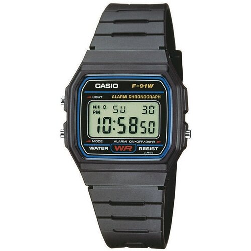 Наручные часы CASIO Collection Men F-91W-1, черный наручные часы casio casio f 94wa 8d черный