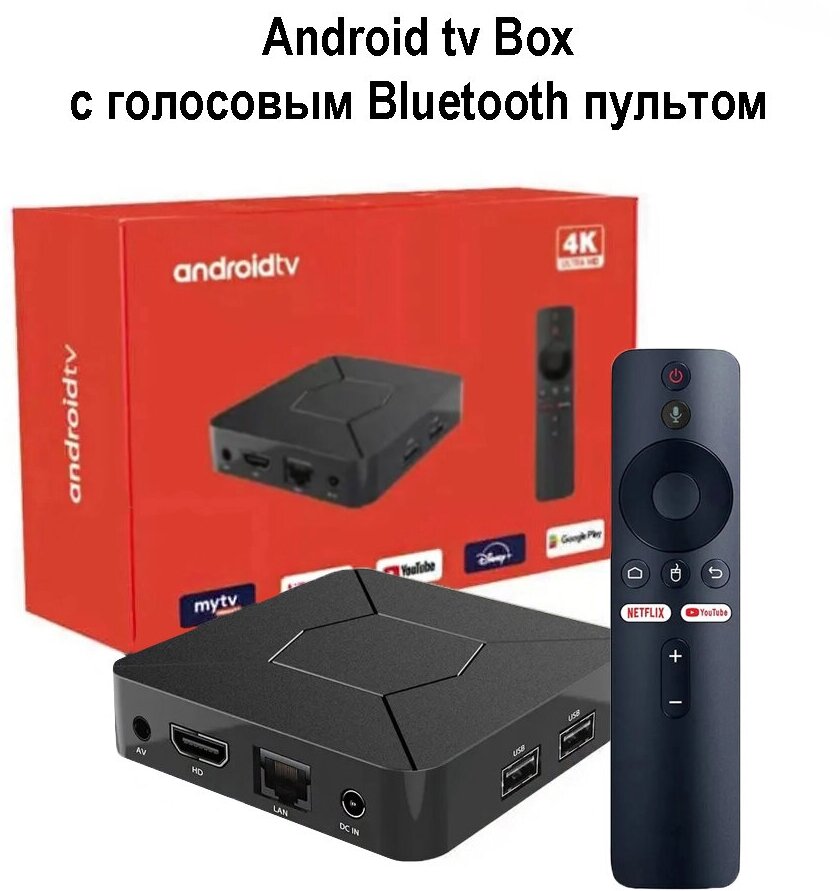 2023 смарт-ТВ приставка Q5 4K HDR Android TV Box / 2/8GB4K/ Android-приставка /медиаплеер