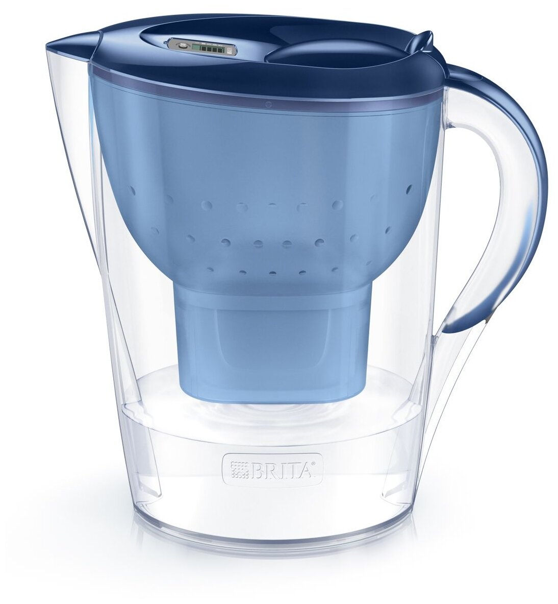 Фильтр кувшин BRITA Marella XL Memo MX+ 3.5 л синий - фотография № 1