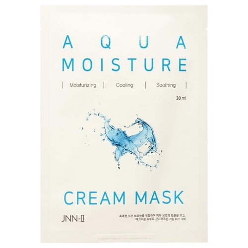 Маска тканевая 30 мл, JNN-II AQUA MOISTURE CREAM MASK, Jungnani, 8809534250125