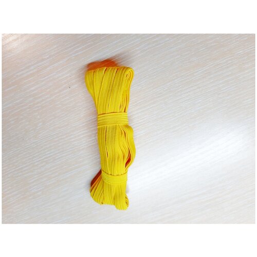 резинка бельевая резинка эластичная тесьма эластичная 5 м желтая Резинка бельевая / резинка эластичная / тесьма эластичная 5 м желтая