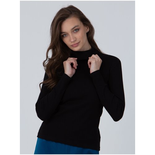 фото Водолазка челеби-текстиль, размер 48-50, черный