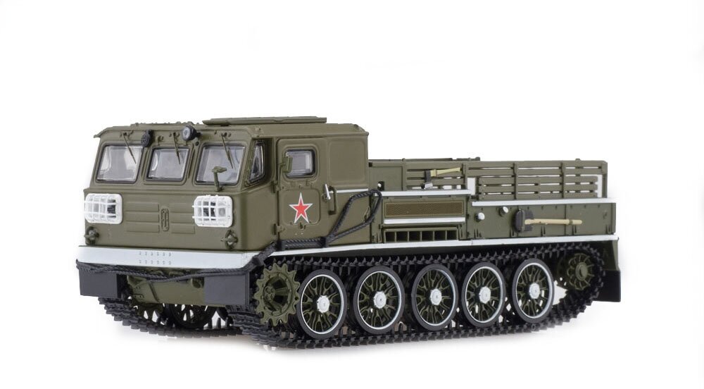 Модель коллекционная SSM АТС-59Г артиллерийский гусеничный тягач парадный 1969-1985