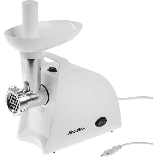 Мясорубка электрическая аксинья КС-2003 2000 Вт реверс белая 655500₽