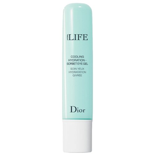 Охлаждающий увлажняющий сорбет-гель для глаз Dior Hydra Life Cooling Hydration Sorbet Eye Gel, 15 мл гель для глаз dior гель сорбе для кожи вокруг глаз dior hydra life sorbet eye gel