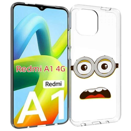 Чехол MyPads лицо-миньона для Xiaomi Redmi A1 задняя-панель-накладка-бампер