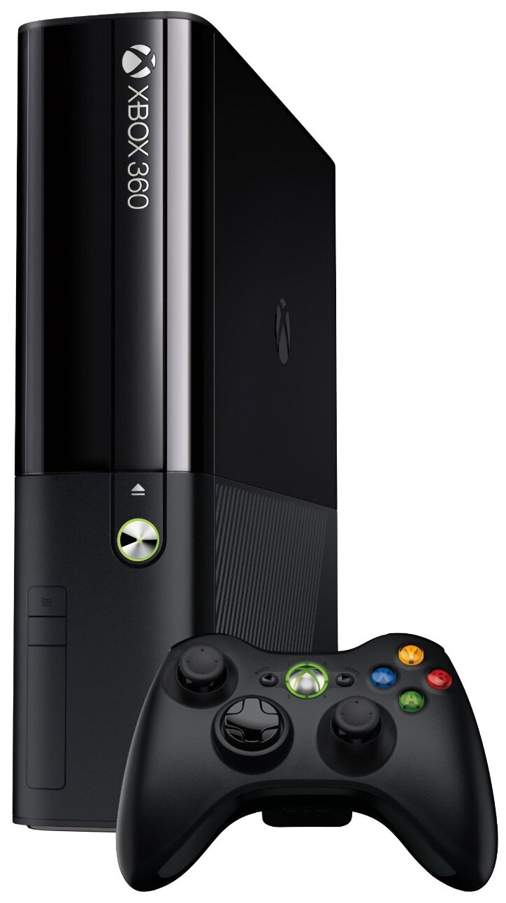 Игровая приставка Microsoft Xbox 360 E 500 ГБ HDD, черный