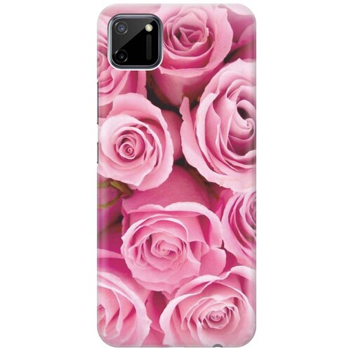 фото Cиликоновый чехол на realme c11 / рилми с11 с принтом "букет роз" gosso