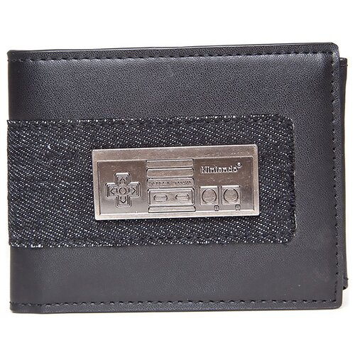 фото Кошелек difuzed: nintendo: printed nes logo: metal controller bifold wallet mw706917ntn