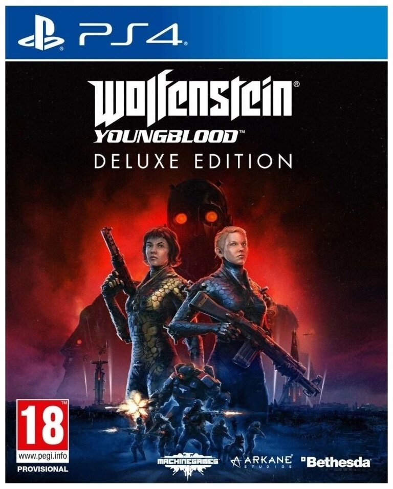 Wolfenstein: Youngblood. Deluxe Edition (русские субтитры) (PS4)