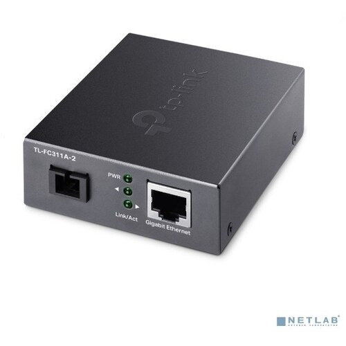TP-Link SMB Сетевое оборудование TP-Link TL-FC311A-2 Гигабитный WDM медиаконвертер 5127₽