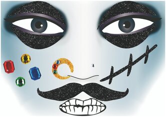 Наклейка на лицо HERMA Face Art Pirat