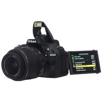 Фотоаппарат Nikon D5200 Kit 18-55 мм f/3.5-5.6, черный/Nikon 18-55mm f/3.5-5.6G AF-S VR II DX