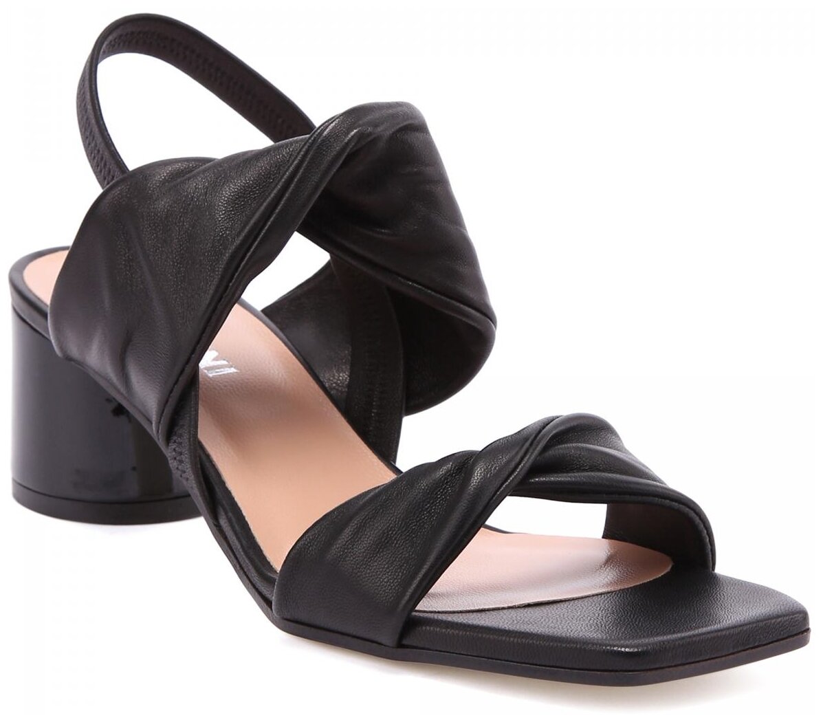 Босоножки Pollini, размер 38IT, черный — фото 1