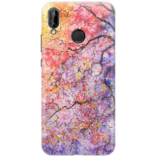 фото Re:paчехол - накладка artcolor для huawei p20 lite с принтом "лето в ветках"