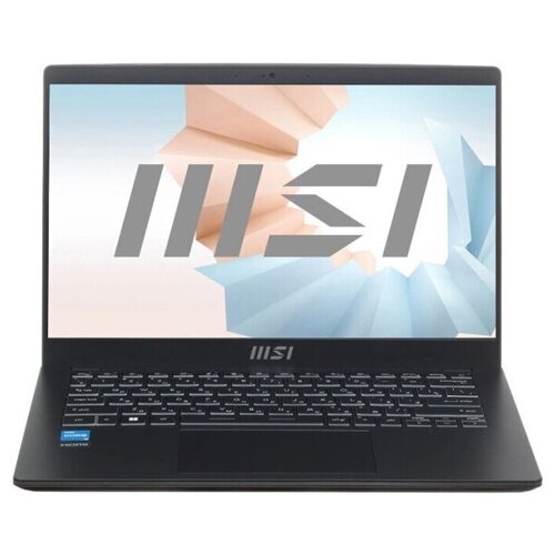 MicroStar Ноутбук MSI Modern 15 B12M-214XRU 9S7-15H112-214 Black 15.6 15 6 ноутбук msi modern 15 b12m 209ru черный