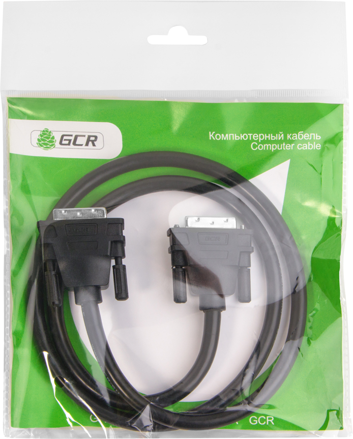 Greenconnect Кабель DVI-D 3.0m, черный, OD 8.5mm, 28/28 AWG, DVI/DVI, 25M/25M, GCR-DM2DMC-3.0m, двойной экран Greenconnect DVI-D (m) - DVI-D (m) 3м (GCR-DM2DMC-3.0m) - фото №4