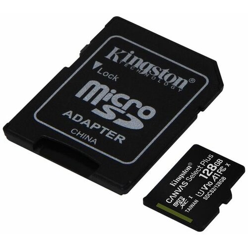 Карта памяти Kingston Canvas Select Plus microSDXC 128 ГБ [SDCS2/128GB]