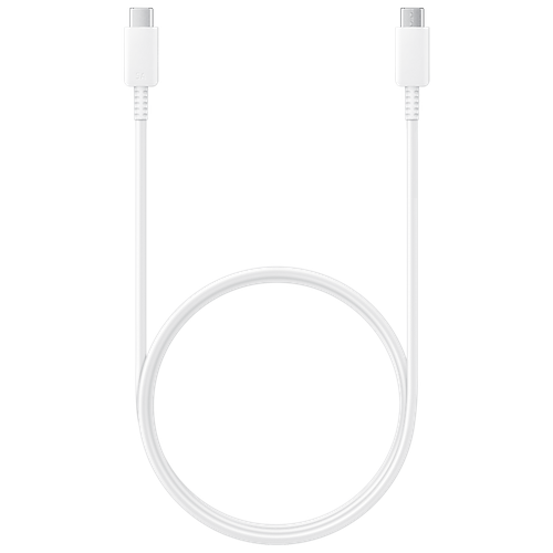 Кабель Samsung USB Type-C - USB Type-C (EP-DN975BWEGWW), 1 м, 1 шт, Белый зарядный комплект samsung ep ta20 кабель usb type c 15 вт белый