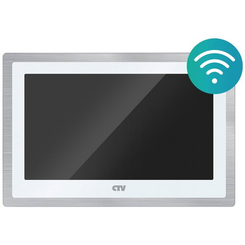 Монитор видеодомофона CTV-M5102AHD белый видеодомофон ctv ctv ip m6704 7 поддержка разрешениия 2мп ips экран touch screen разрешение 1024 600 панель из закаленного стекла