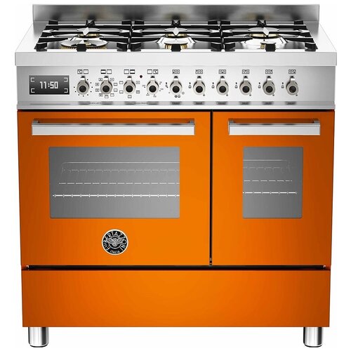 Варочный центр Bertazzoni PRO906MFEDART оранжевый