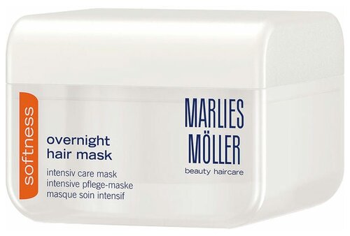 Marlies Moller Softness Overnight Hair Mask Интенсивная восстанавливающая маска для волос с длительным эффектом, 125 мл